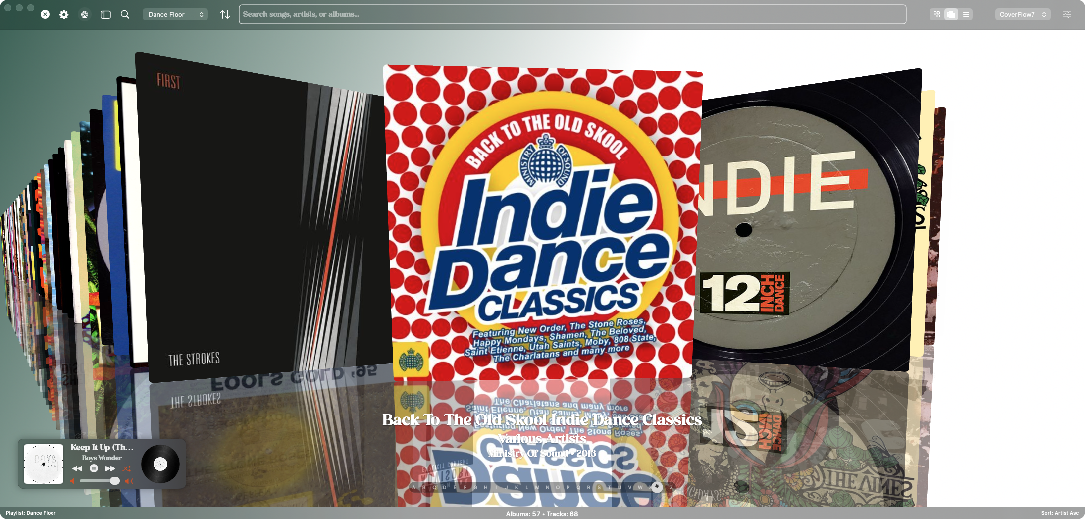 Coverflow Variant 2 Screenshot