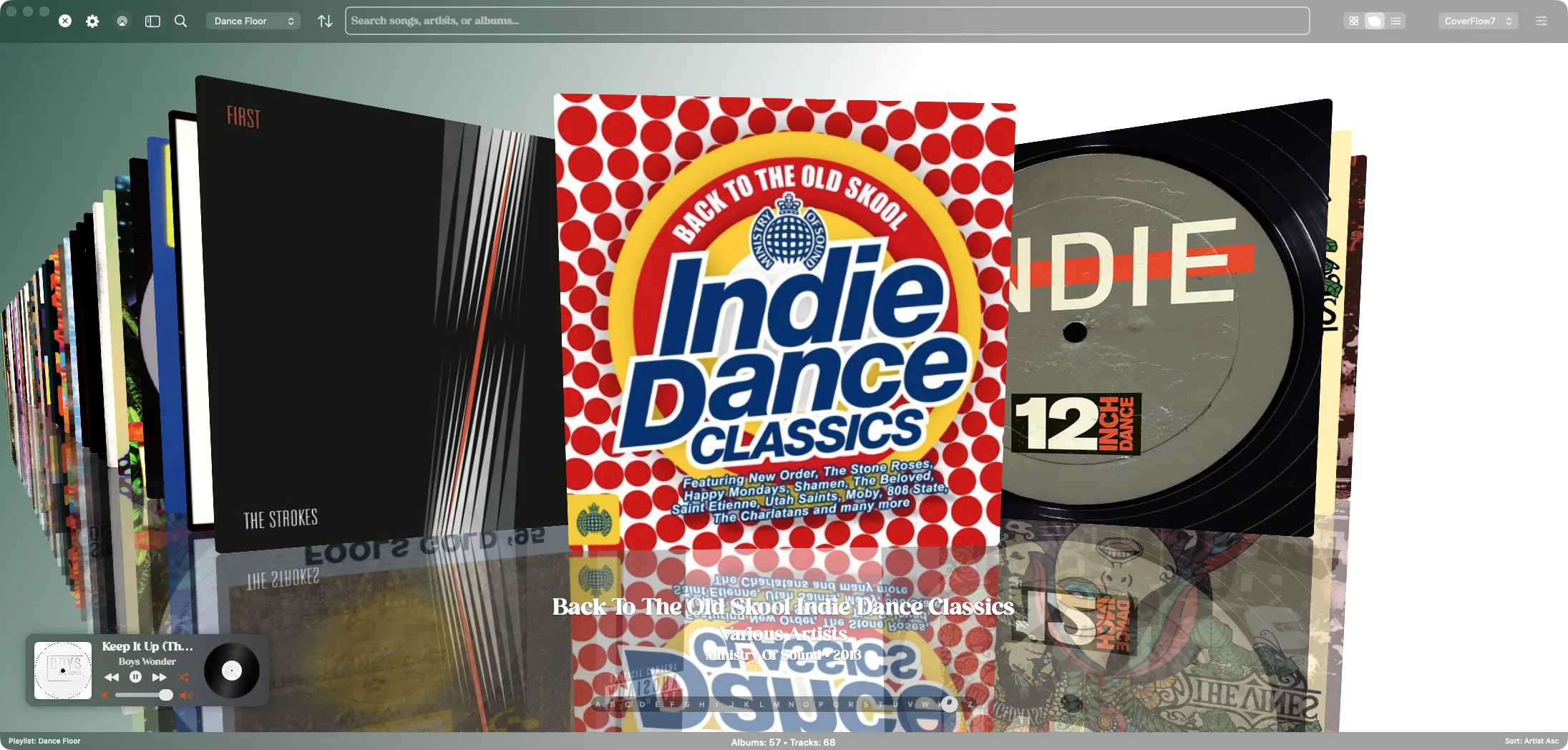 Coverflow Variant 2 Screenshot