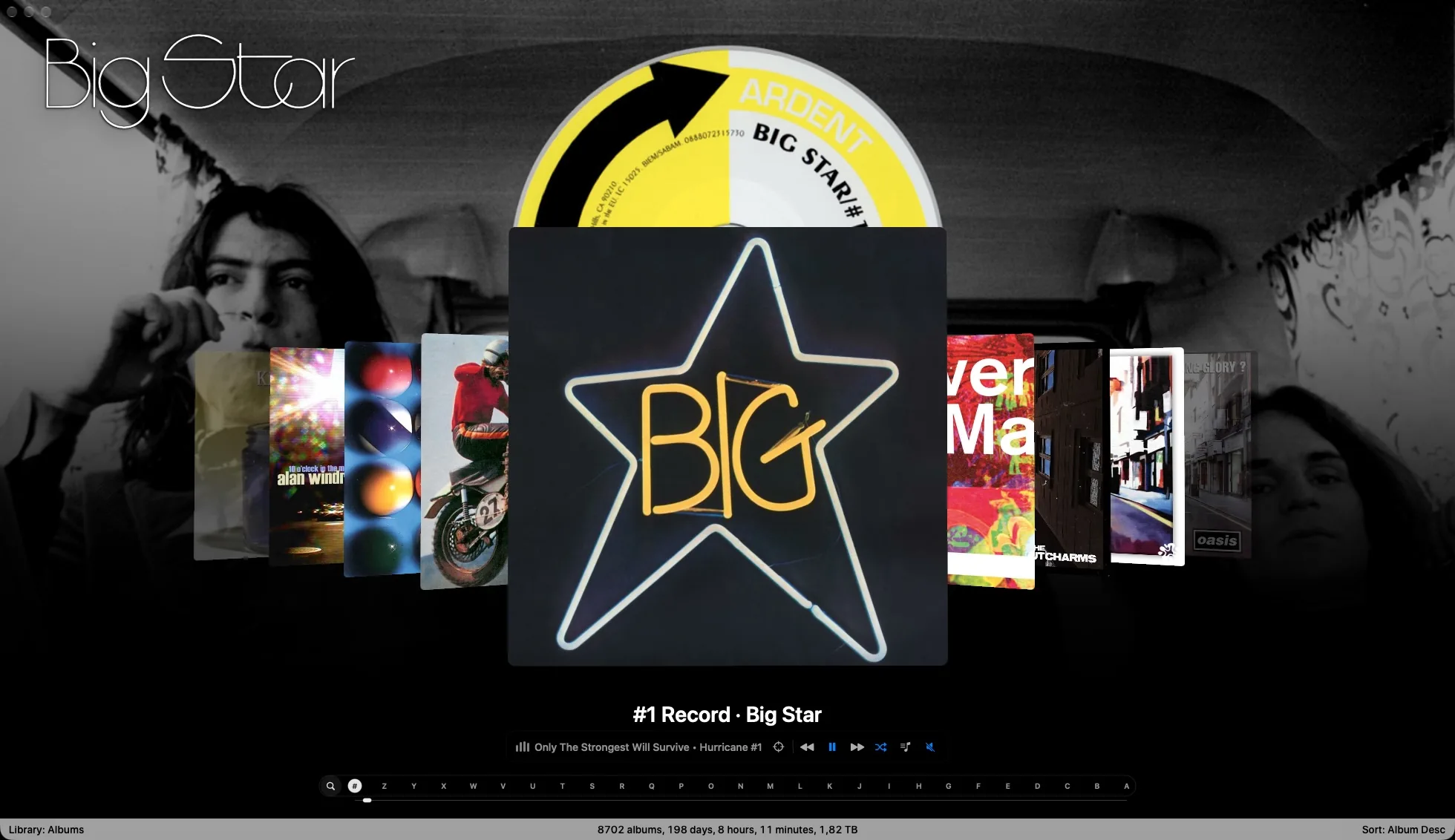 MusicCovered Eclipse CoverFlow interface