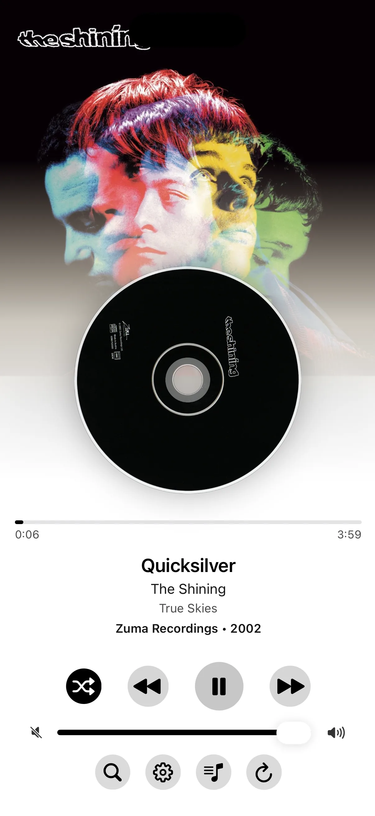 MusicCovered Remote on iPhone