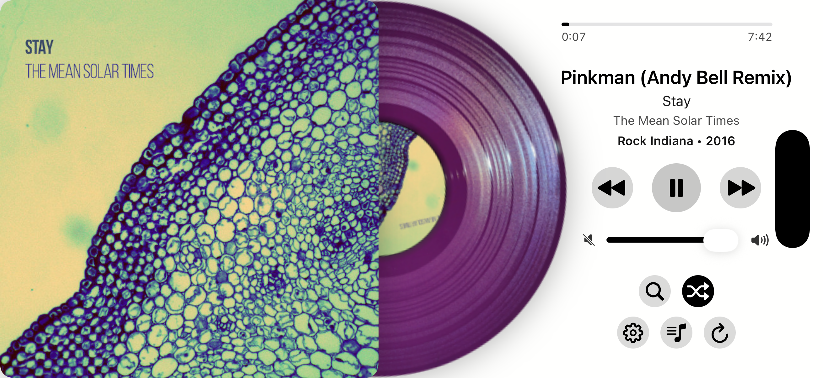 MusicCovered Remote on iPhone - Landscape