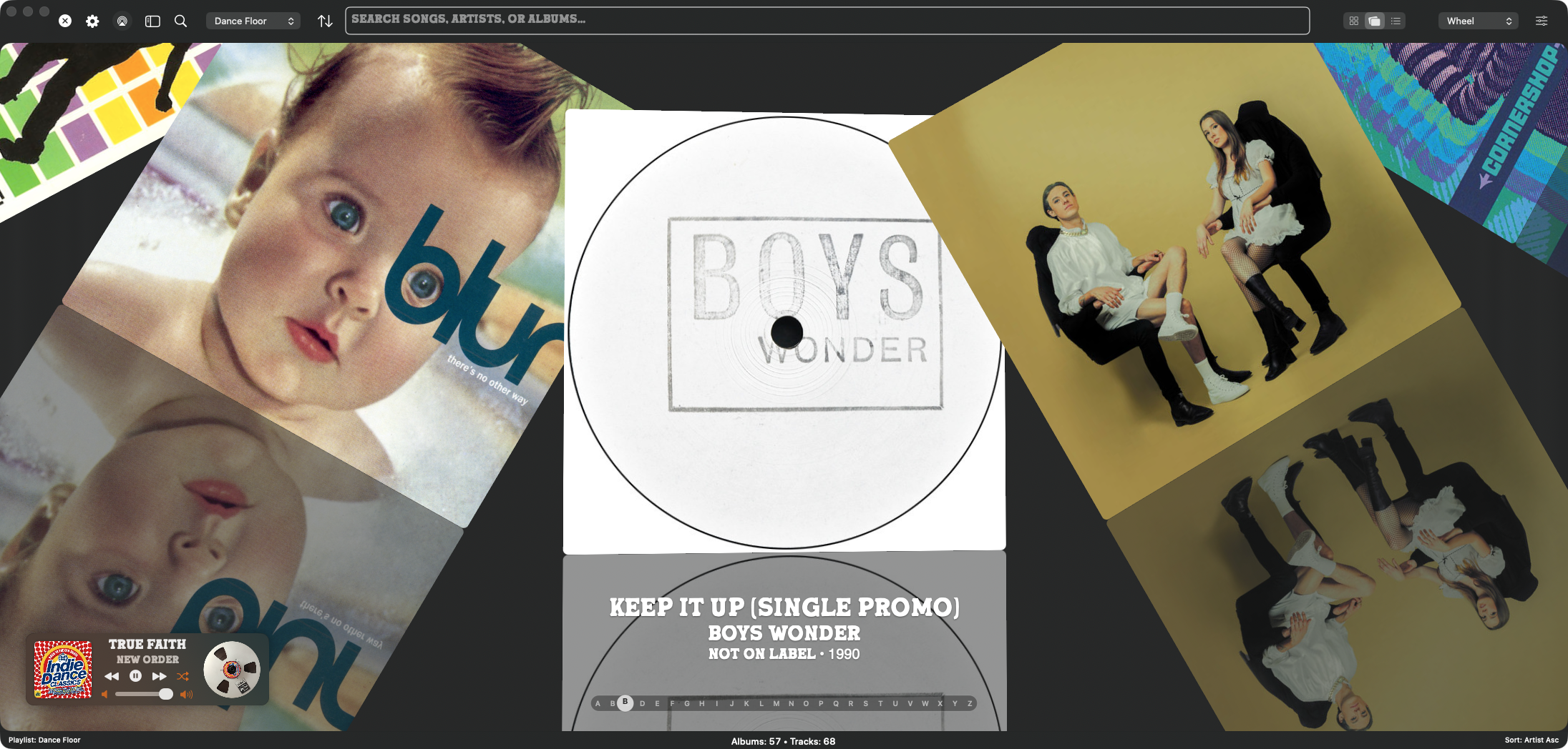 Coverflow Wheel Screenshot